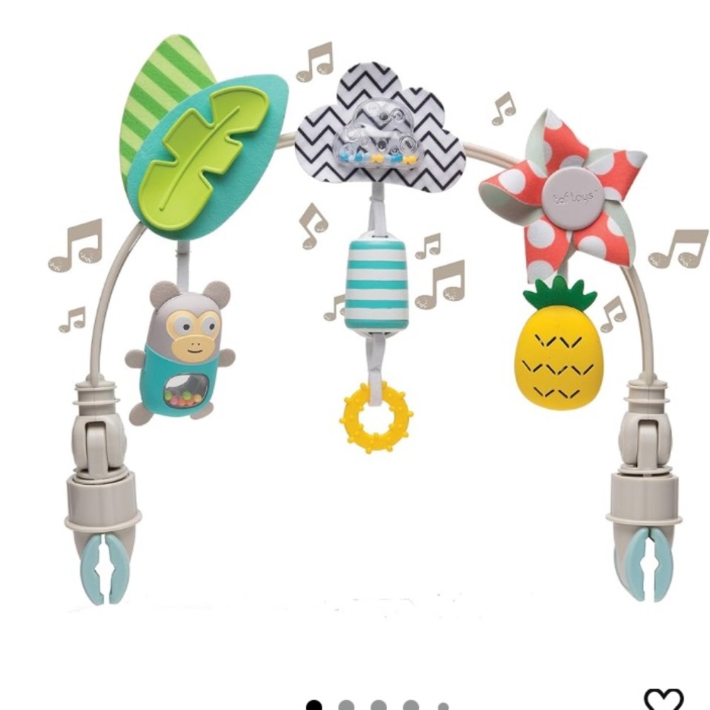 Green and Yellow Learning Toy Mobile with Musical Features